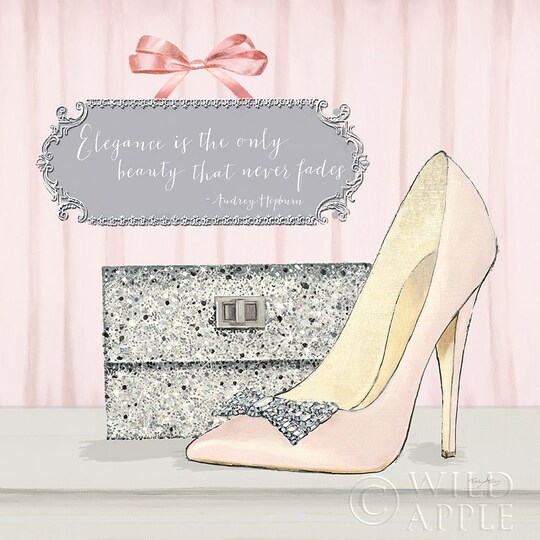 Elegance is the Only Beauty that Never Fades Poster Print by Emily Adams # 30587